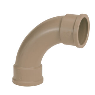 Curva 90º PVC Marrom