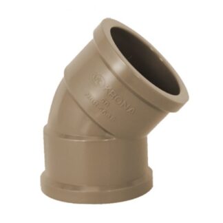 Joelho 45º PVC Soldável Marrom
