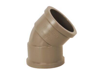 Joelho 45º PVC Soldável Marrom