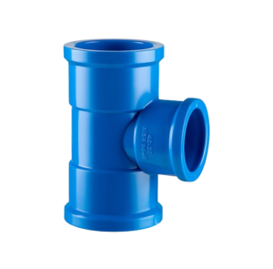 Tê de Redução PVC Azul Irrigação