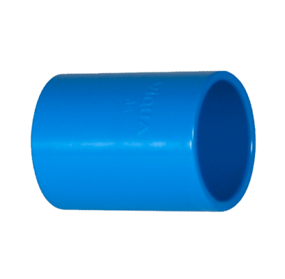 Luva 50mm PVC Azul Irrigação